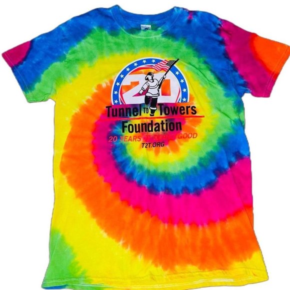 Vintage Other - Vintage Tunnel To Towers Tie Dye Tshirt Medium